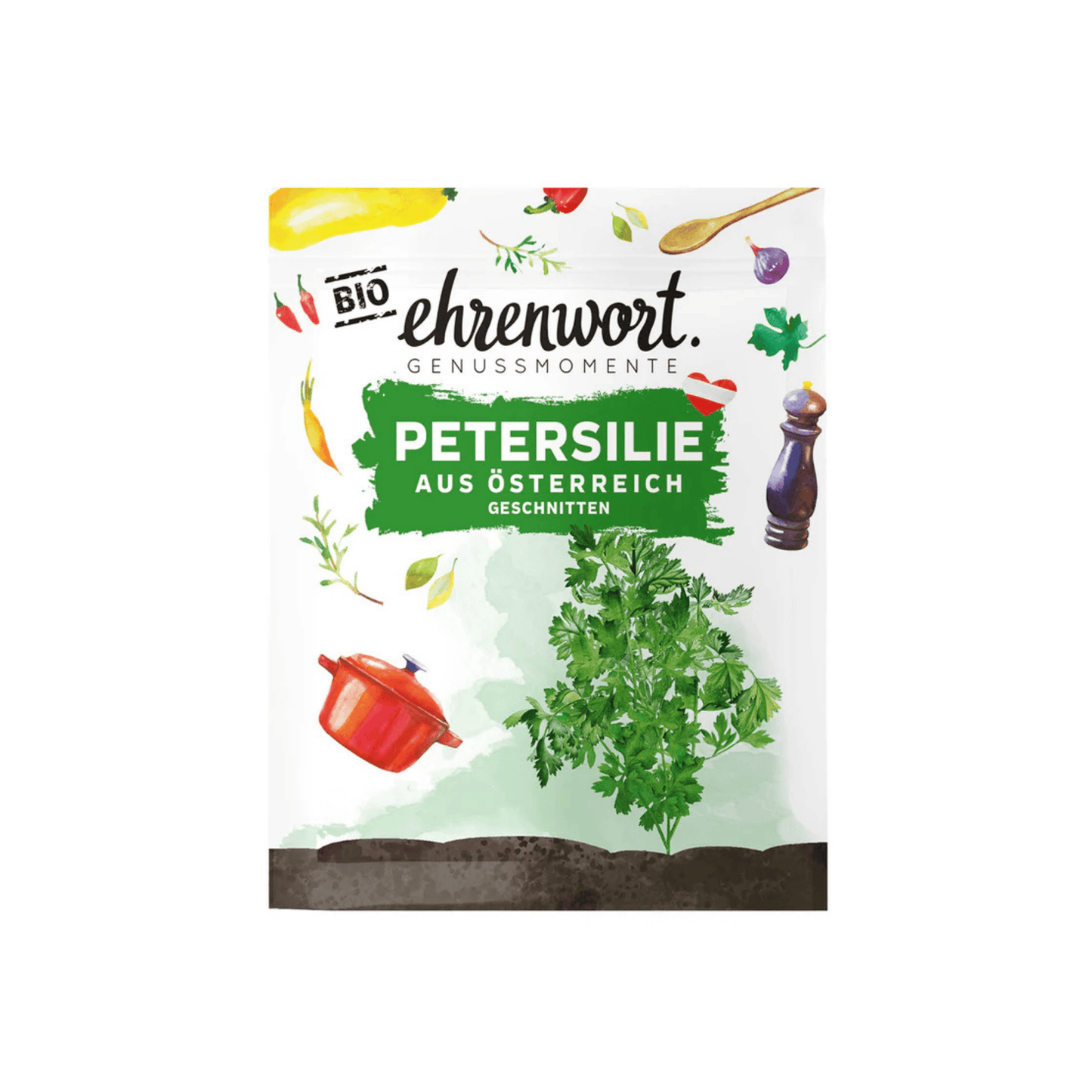 BIO Petersilie aus Österreich geschnitten Briefchen
