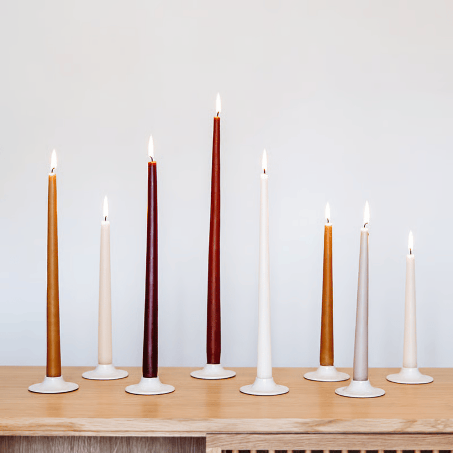 Vienna Taper Kerze Orange (2 Stk)