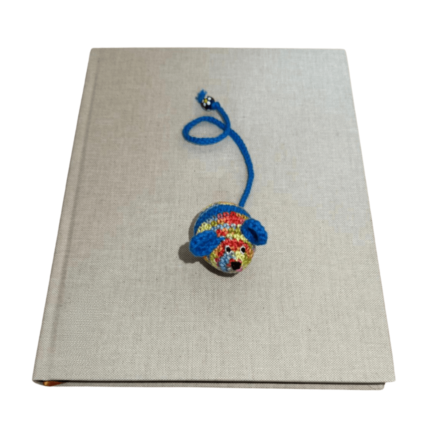 Lesezeichen Maus Bunt/Blau