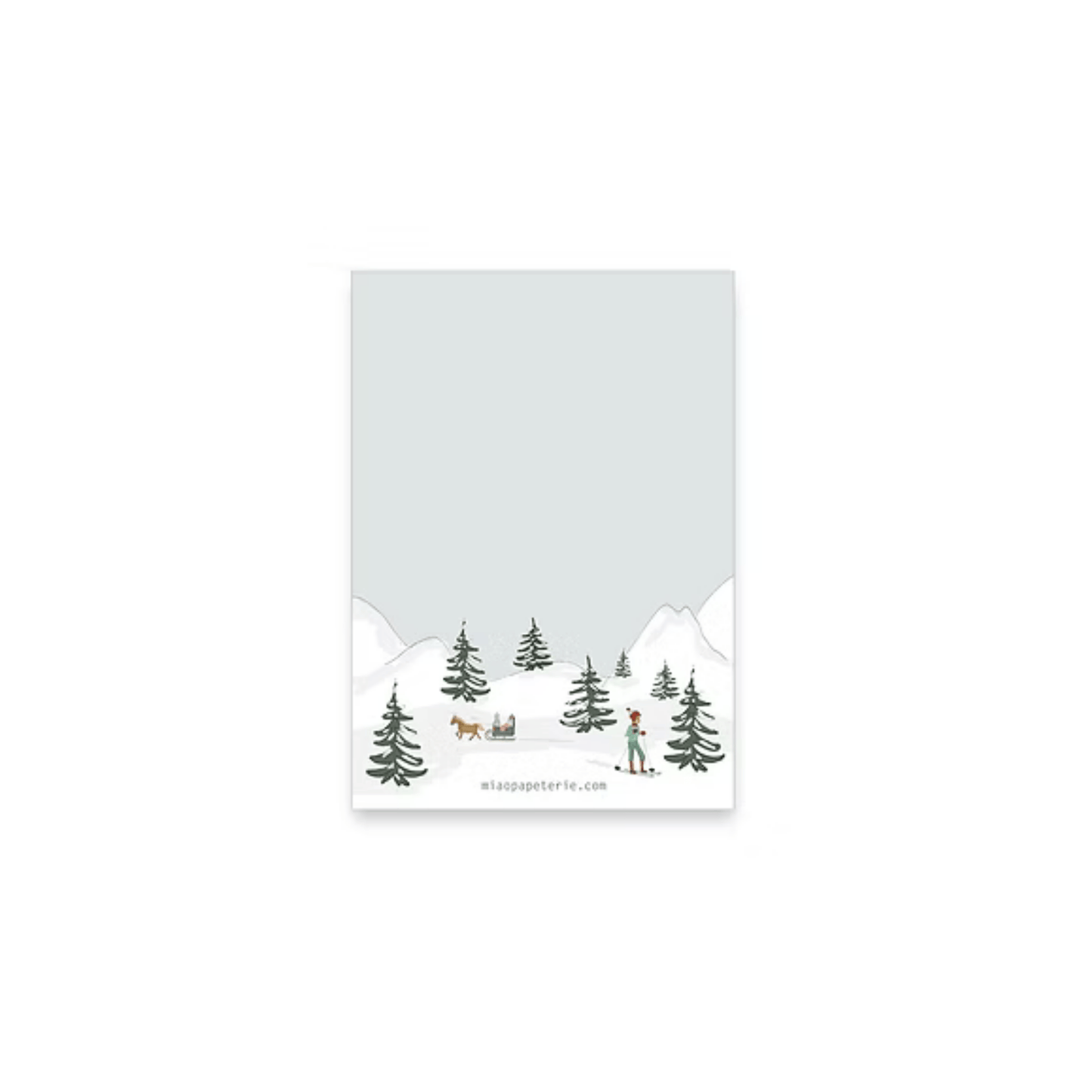 Notizblock Winterlandschaft A6