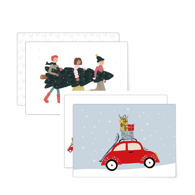 Weihnachtskarten 2 Stück