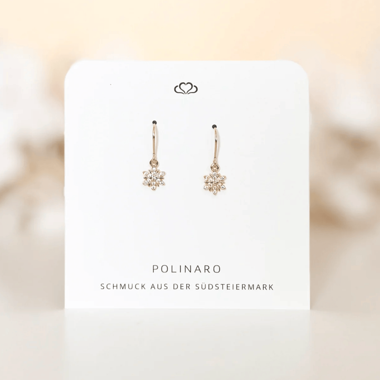 Ohrringe Schneeflocke