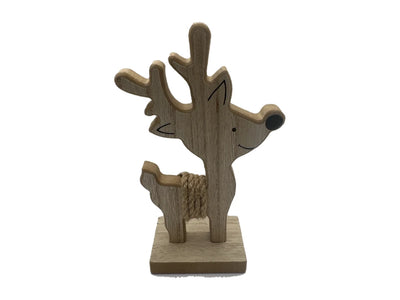 Rentier aus Holz (17 cm)