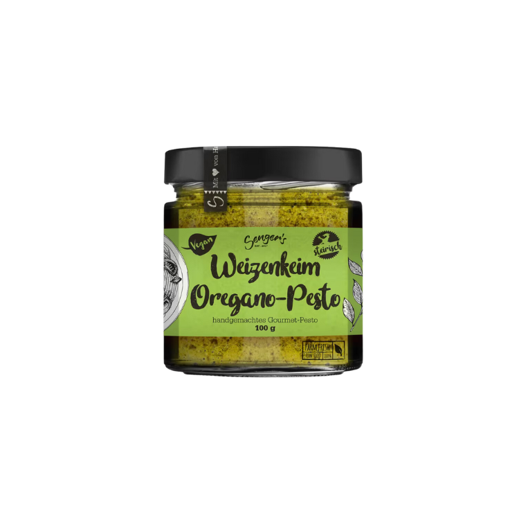 Veganes Weizenkeim Pesto Oregano