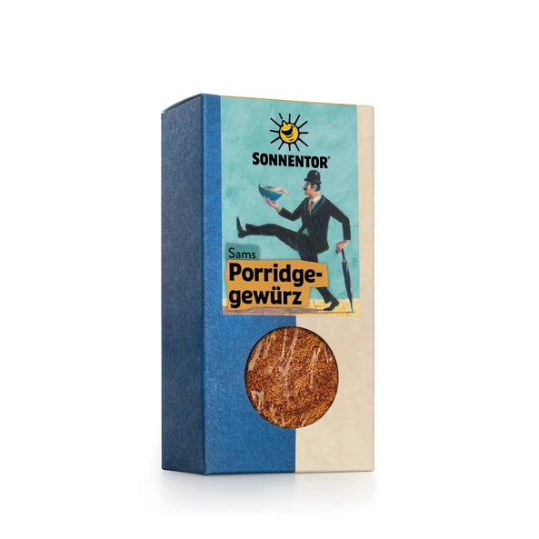 SONNENTOR Sams Porridgegewürz Bio-Gewürzmischung, 70 g Packung