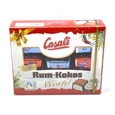Casali Rum-Kokos-Würfel „Frohes Fest“ (9 Stück)