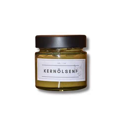Kernölsenf Nr. 118 der CT-Manufaktur mit steirischem Kürbiskernöl, 100 g Glas