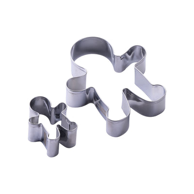Ausstecher-Set Lebkuchenmann groß & klein (2 Stück)