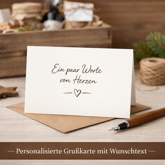 Personalisierte Grußkarte