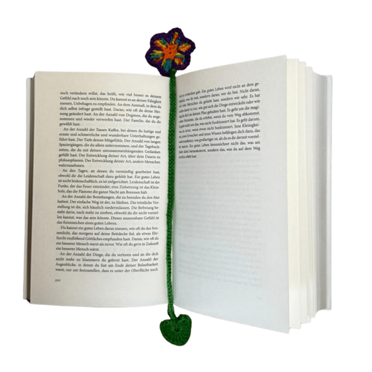 Lesezeichenblume Bunt/Violett