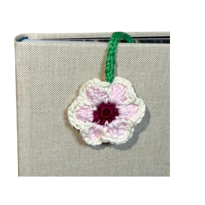 Lesezeichenblume Rosé/Weiß