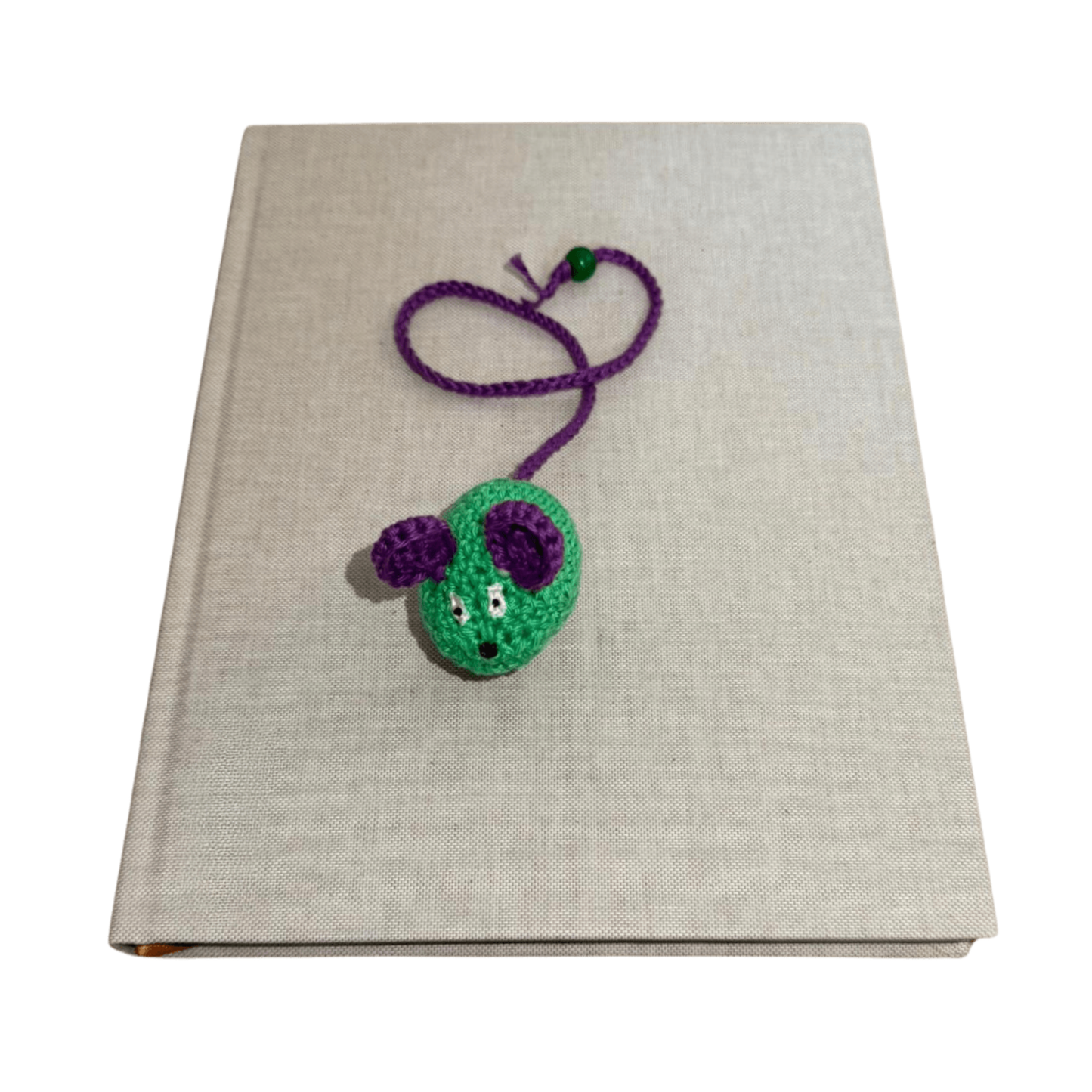 Lesezeichen Maus Grün/Violett