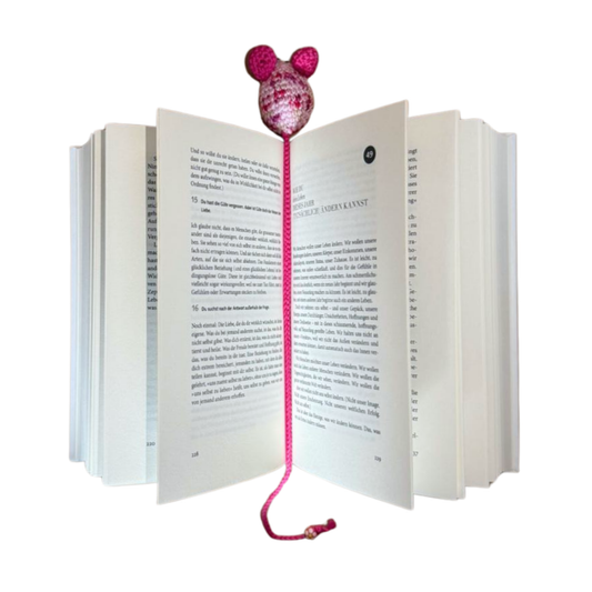 Lesezeichen Maus Rosa/Pink