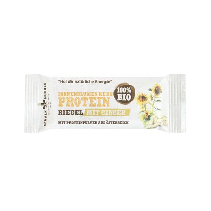 Bio Sonnenblumenkern Protein Riegel mit GINGER