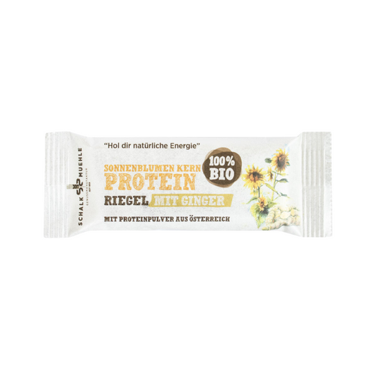 Bio Sonnenblumenkern Protein Riegel mit GINGER