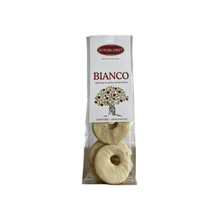 BIANCO - Apfelringe im weißen Schokomantel