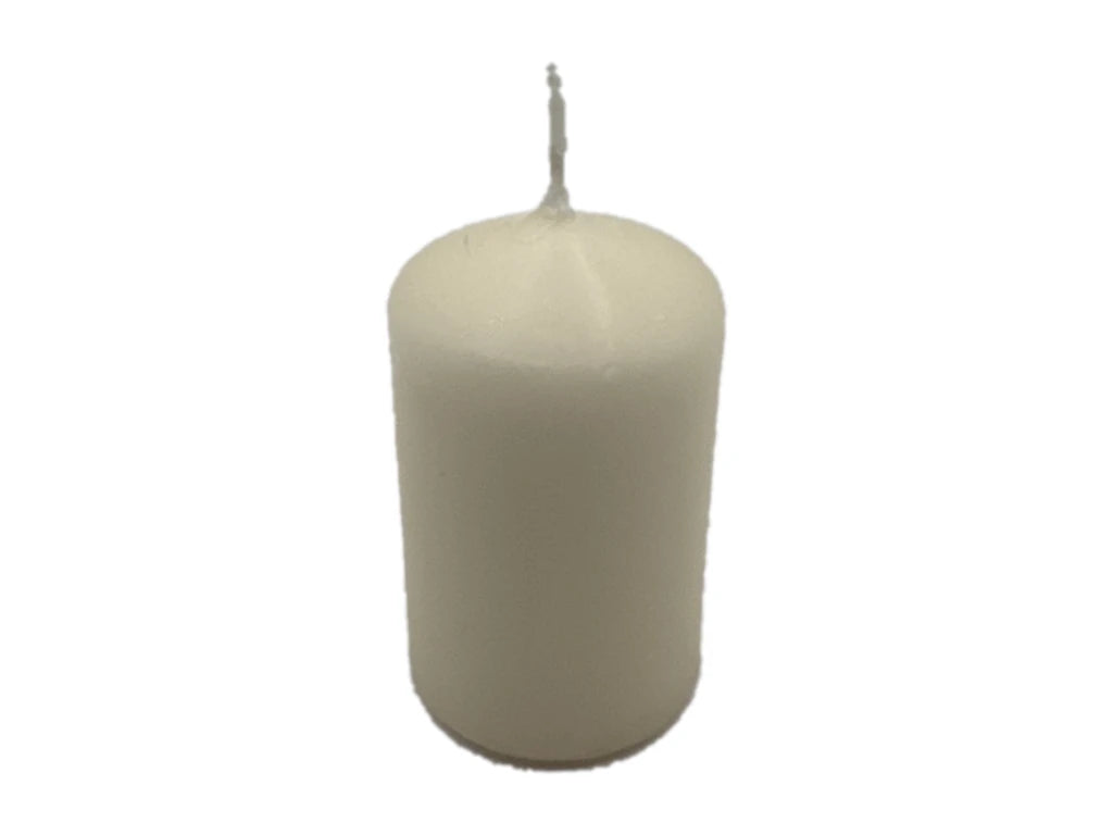 Stumpenkerze Champagner 4 x 7 cm