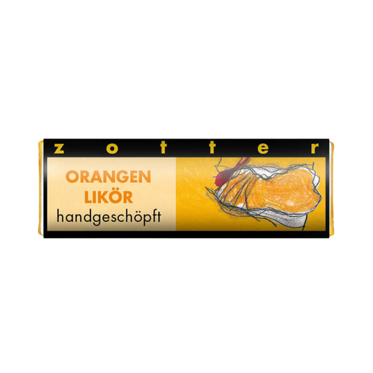 Handgeschöpfte Schoko Orangenlikör